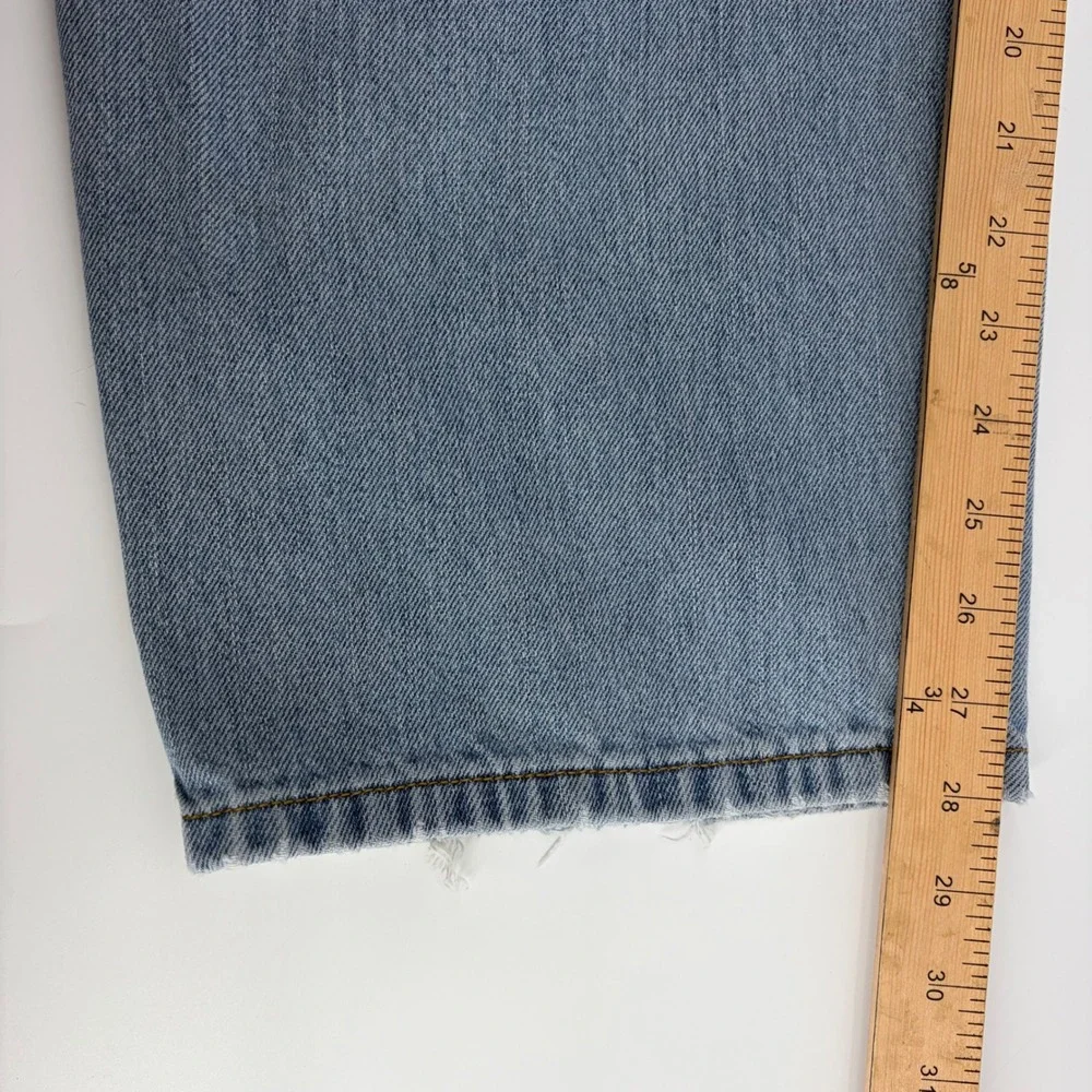 Vtg Levis 560 Comfort Fit Jeans Mens 46x30 (Fits 42x28) Light Wash Loose Tapered